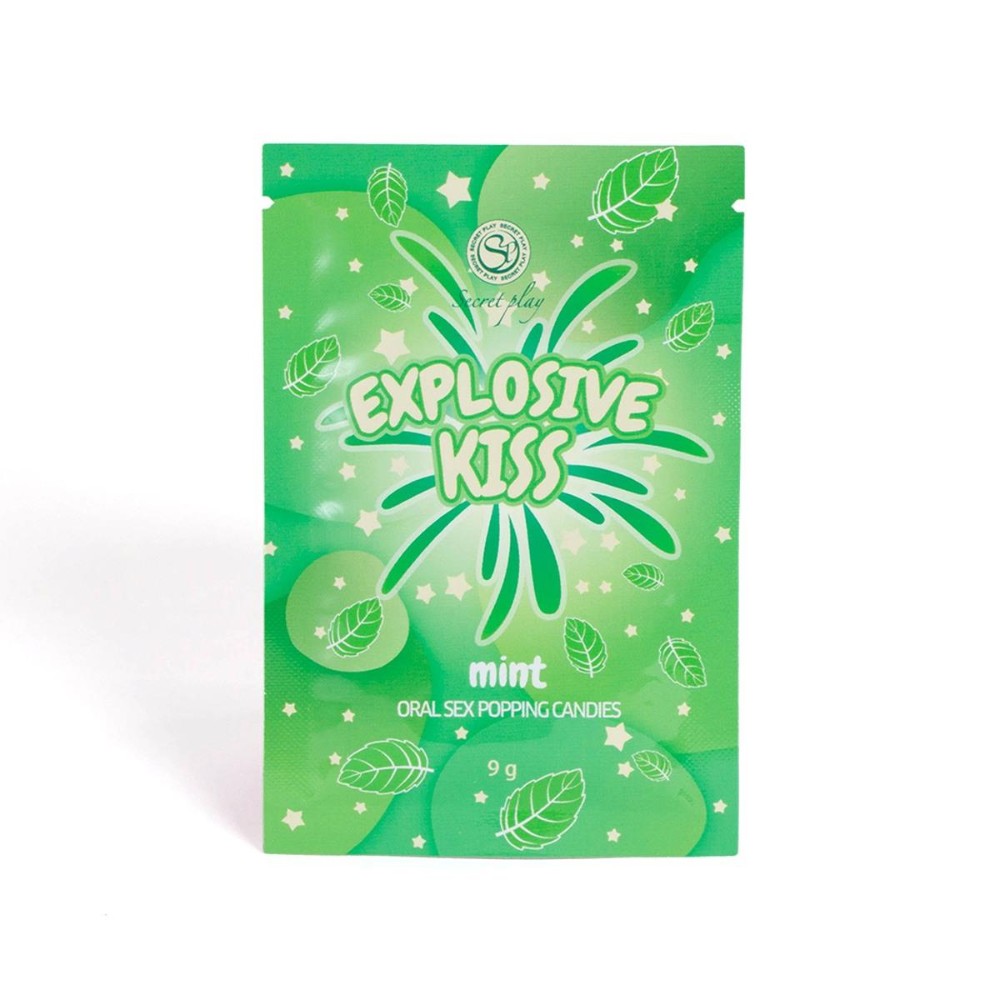 Стріляючі цукерки - Secret Play Explosive Kiss Mint, 9 г - зображення 1