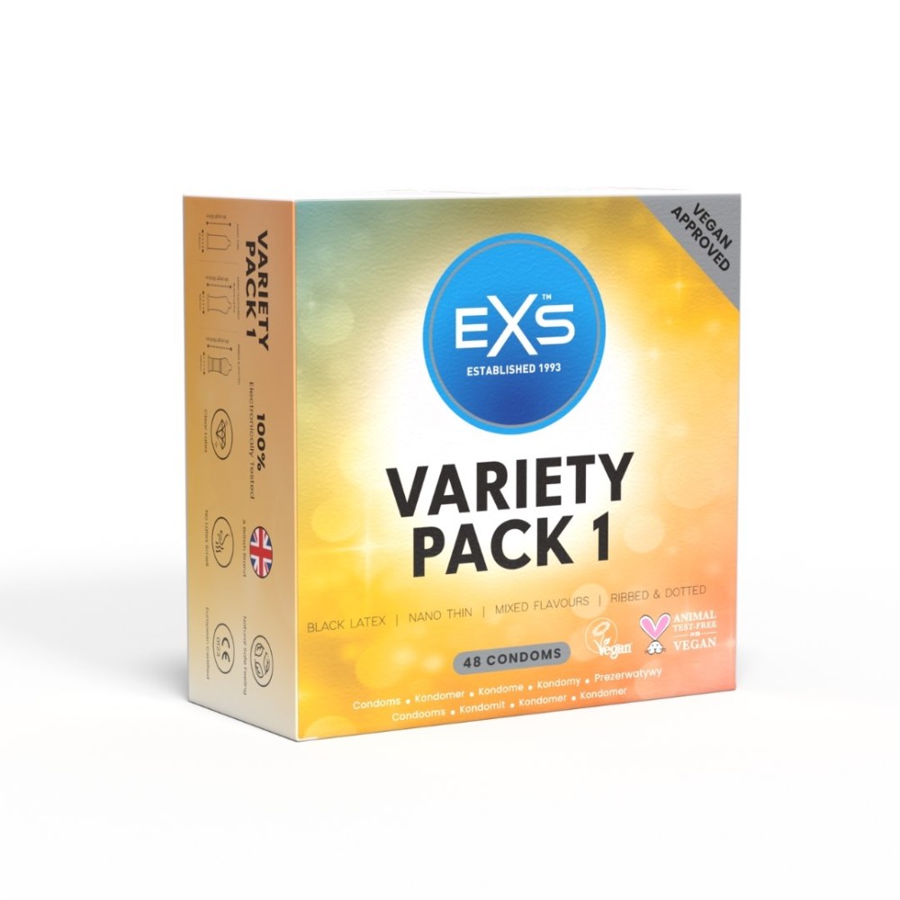 Презервативи - EXS Variety Pack 1, 48 шт. - зображення 1