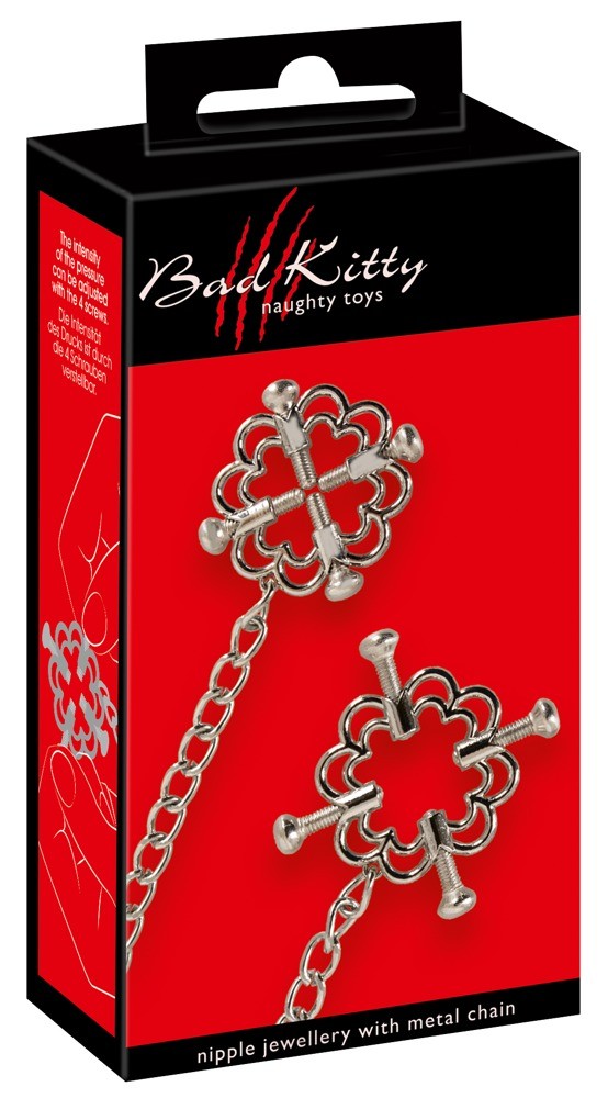 Затискачі для сосків - Bad Kitty Nipple Jewellery - зображення 1
