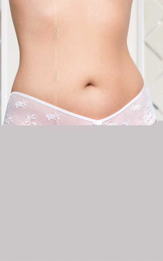 Жіночі стрінги - G-string 2420, white 2XL - зображення 1