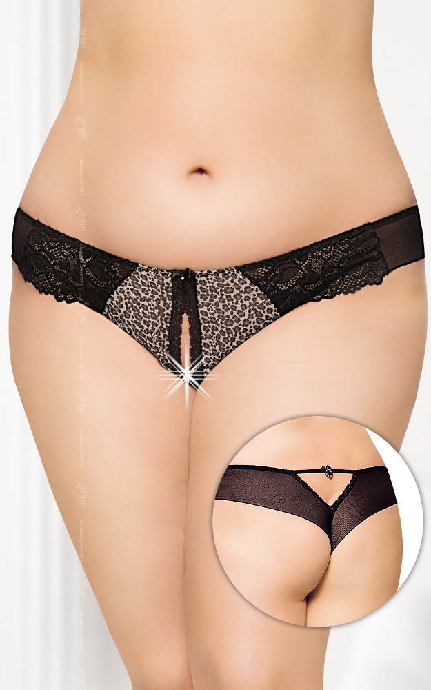 Жіночі стрінги - G-string 2435, panther XL - зображення 1