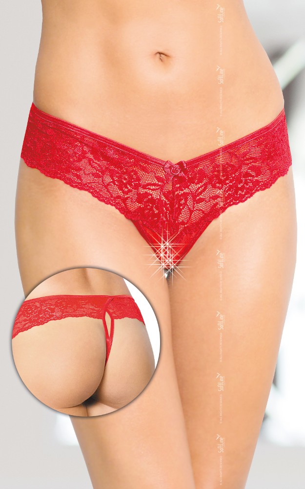 Жіночі стрінги - Thongs 2440, red M/L - зображення 1