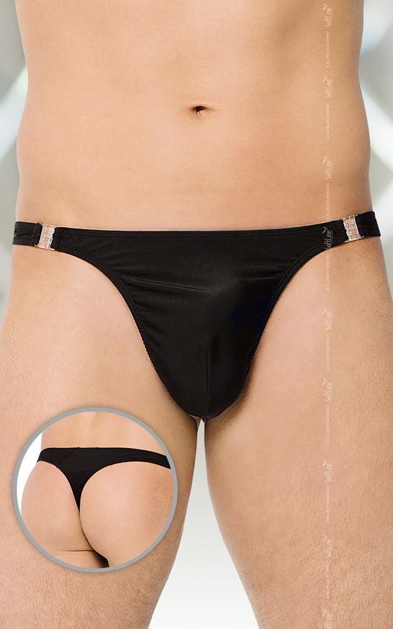 Чоловічі стрінги - Thong 4432, black M - зображення 1