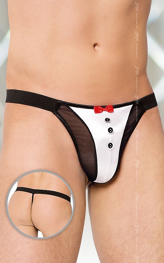 Чоловічі стрінги - Thong 4433, white - S-L - зображення 1