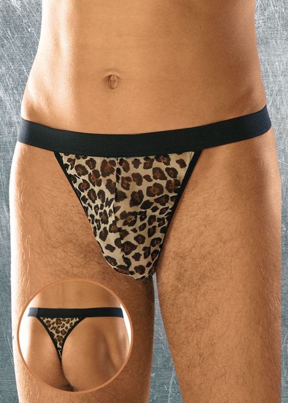 Чоловічі стрінги - Thong 4457, panther - S-L - зображення 1