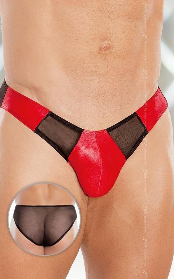 Чоловічі стрінги - Thong 4466, red M/L - зображення 1