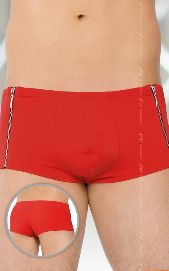 Чоловічі трусики - Shorts 4500, red L - зображення 1