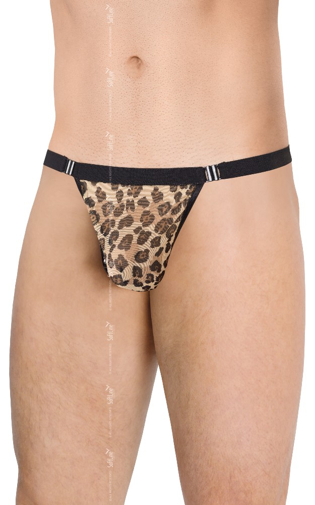 Чоловічі стрінги - Mens Thong 4528, panther, S-L - зображення 1