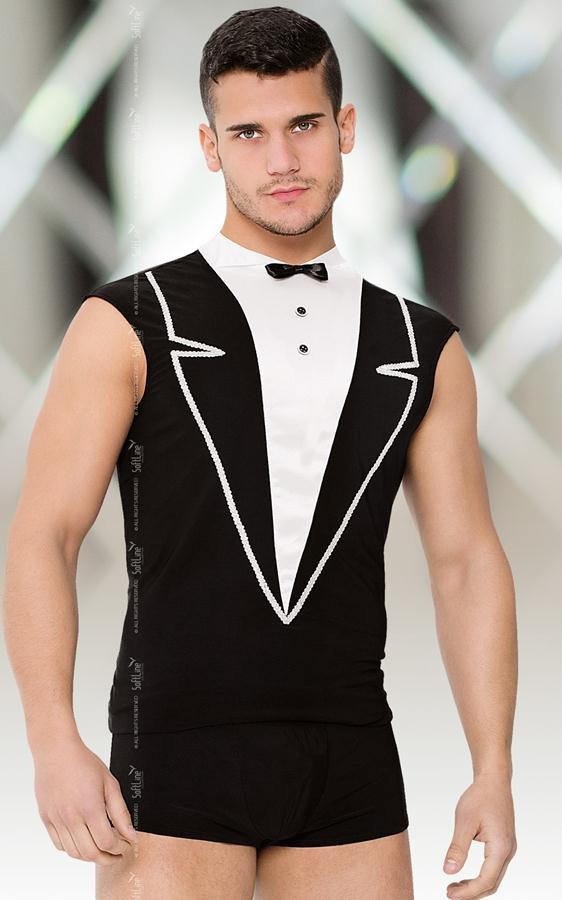 Рольовий костюм - Shirt and Shorts 4604, black M/L - зображення 1