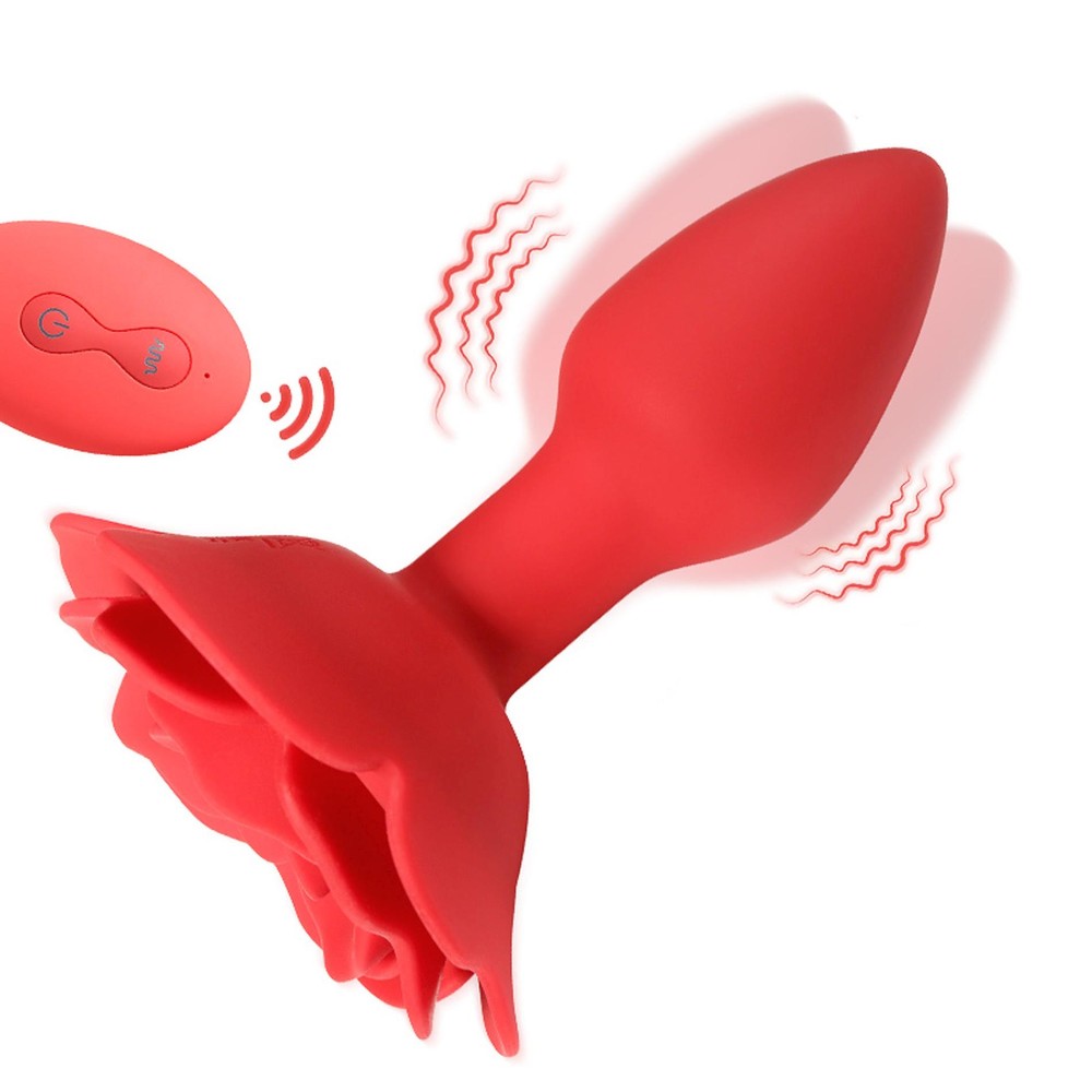 Анальна пробка - Rose Rotating Anal Plug - зображення 1