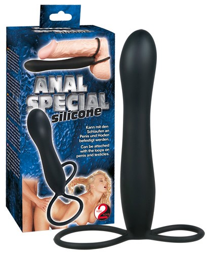 Страпон - Anal Special Silicone Black - зображення 1