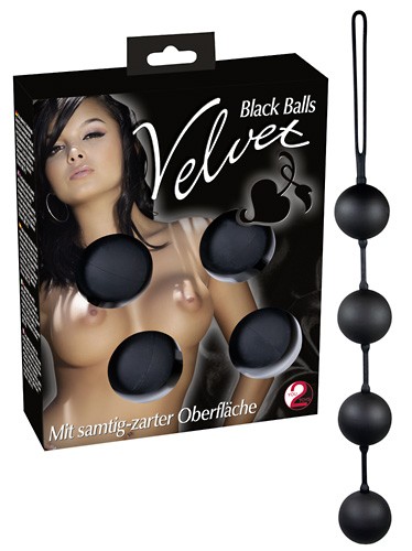 Вагінальні кульки - Velvet Black Balls - зображення 1