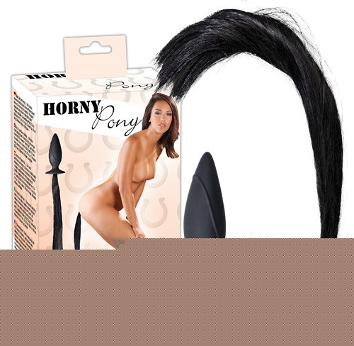 Анальна пробка - Horny Pony Whip Plug - зображення 1