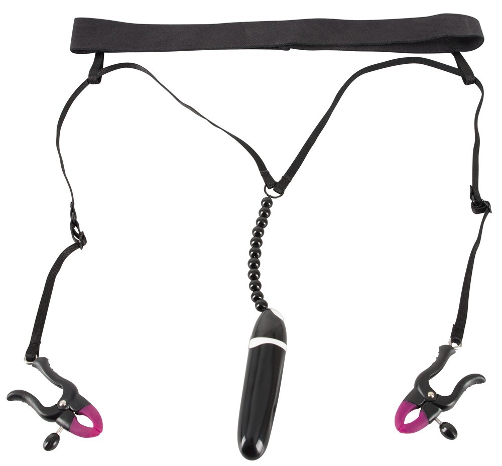 Затискачі для клітора - Bad Kitty Spreader String with - зображення 1