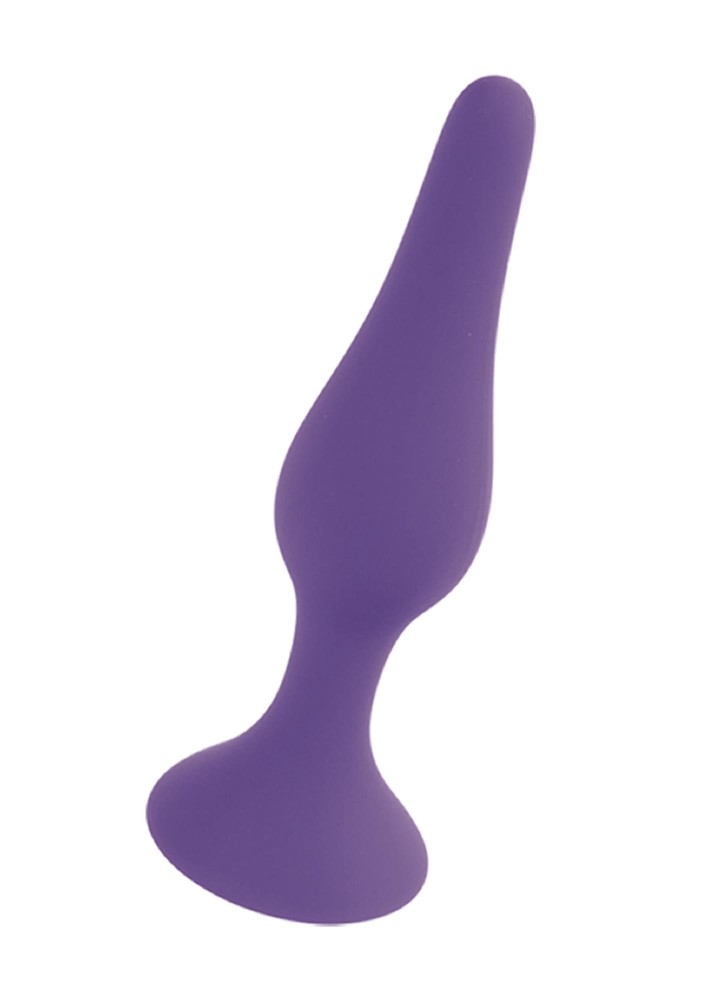 Анальна пробка - Silicone Purple Plug L - зображення 1