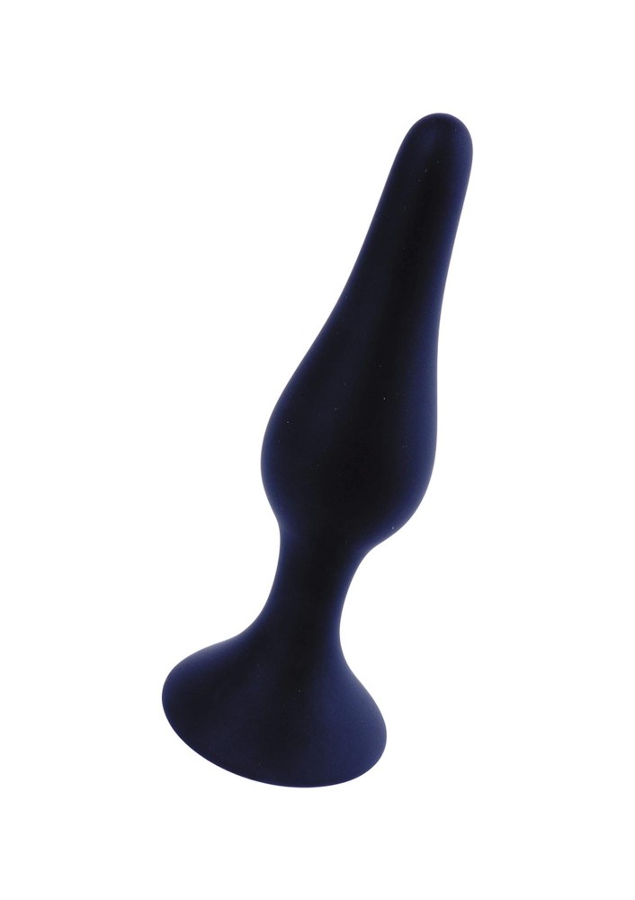 Анальна пробка - Silicone Black Plug M - зображення 1