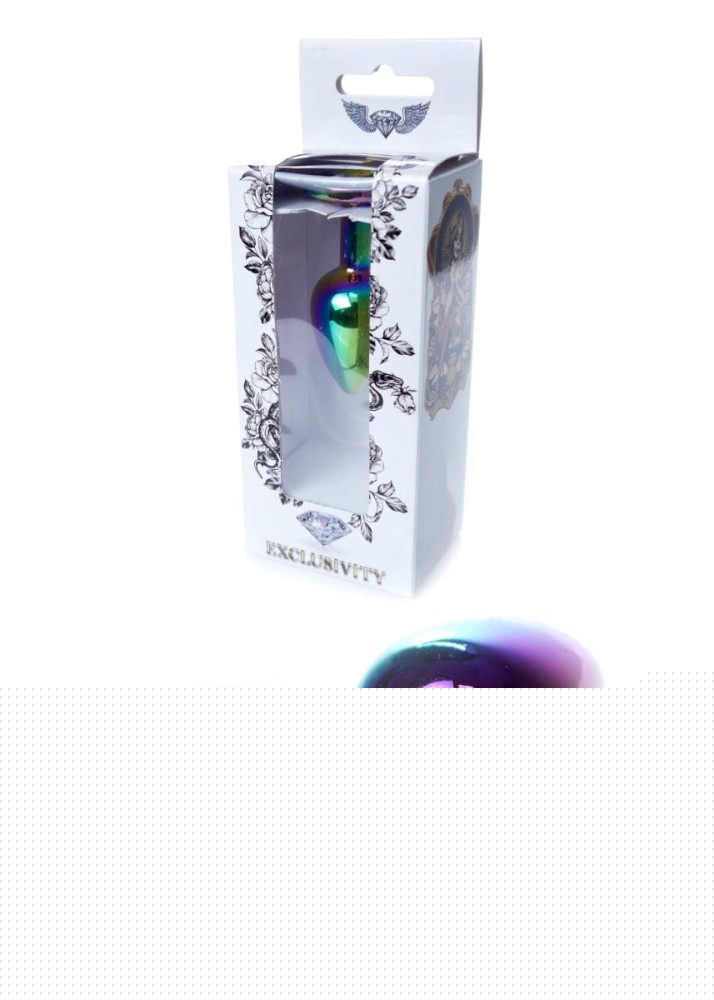 Анальна пробка - Jewellery Multicolour Plug Clear - зображення 1