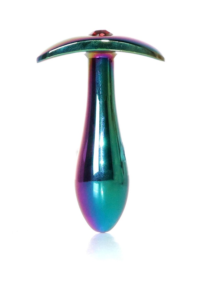 Анальна пробка - Jewellery Multicolour Plug Red S - зображення 1