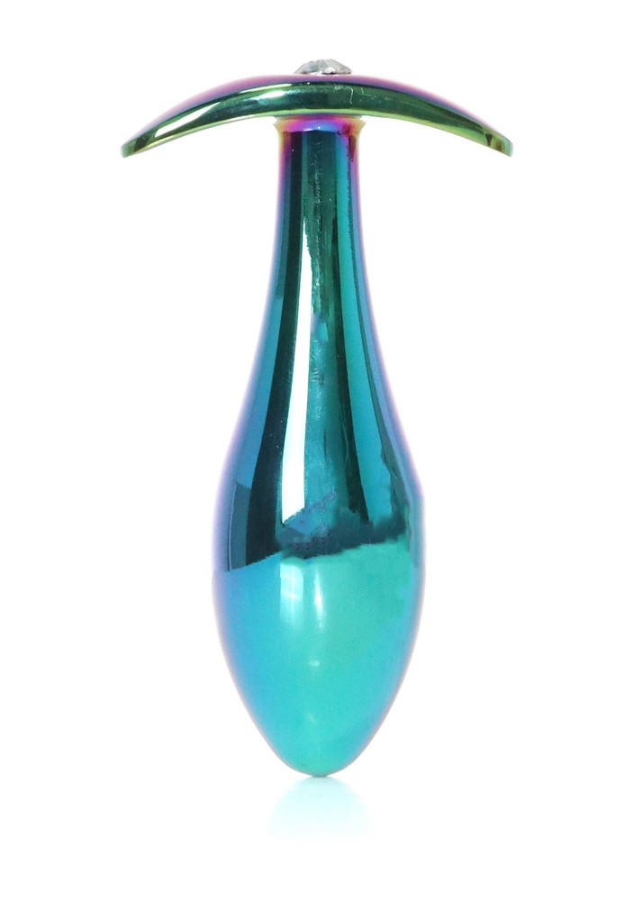 Анальна пробка - Jewellery Multicolour Plug Clear L - зображення 1