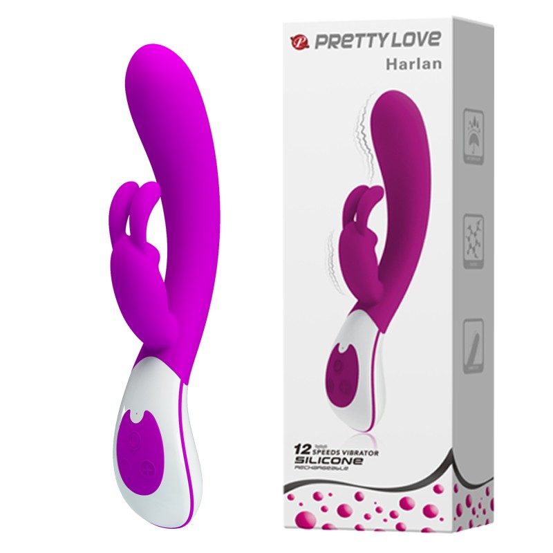 Вібратор - Pretty Love Harlan Vibrator Purple - зображення 1