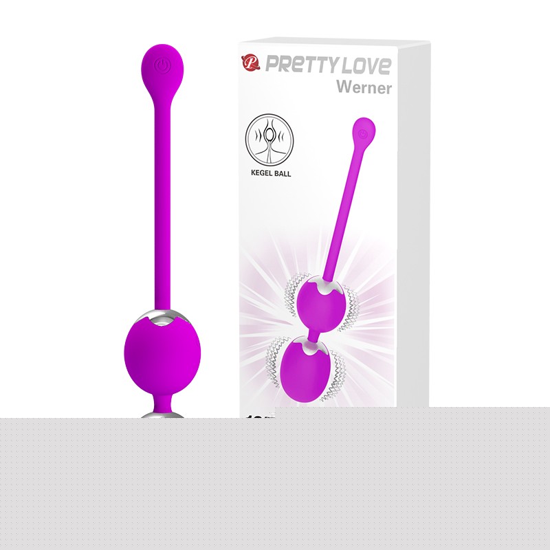 Віброкульки - Pretty Love Werner Kegel Ball Purple - зображення 1