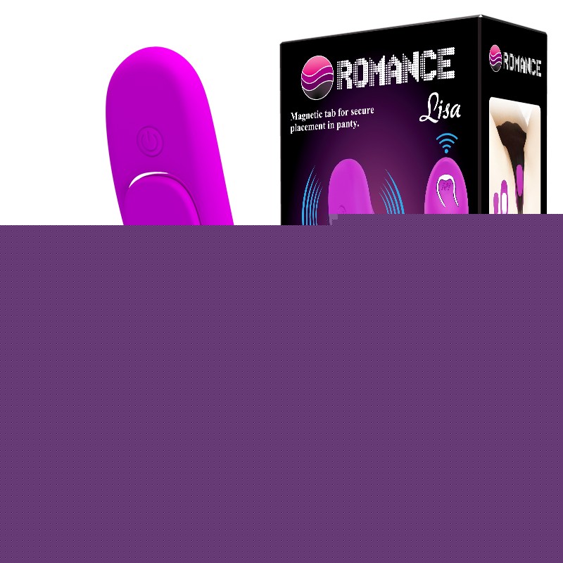 Кліторальний стимулятор - Romance Lisa Remote Panty Massager Purple - зображення 1