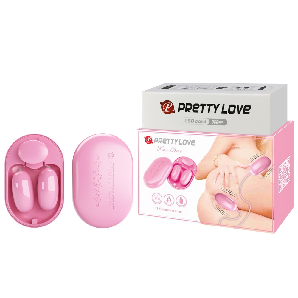 Вібропулі - Pretty Love Fun Box Pink - зображення 1