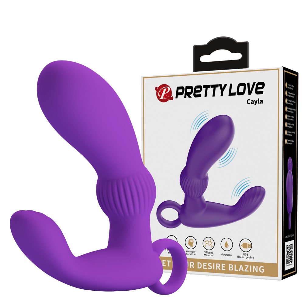 Масажер простати - Pretty Love Cayla Stimulator Purple - зображення 1