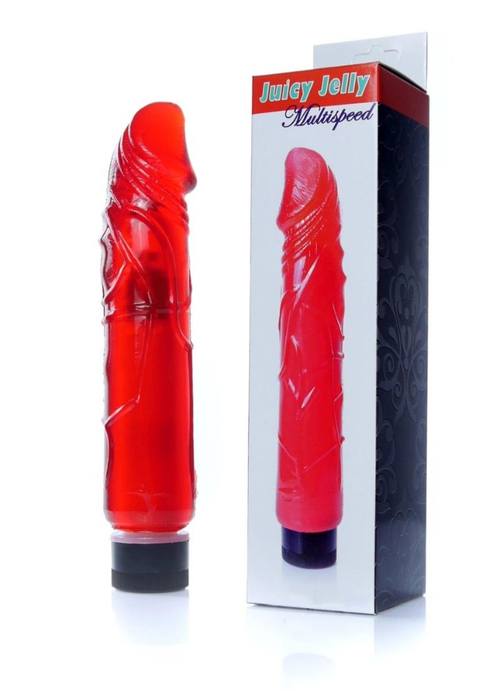 Вібратор - Juicy Jelly Multispeed Red - зображення 1