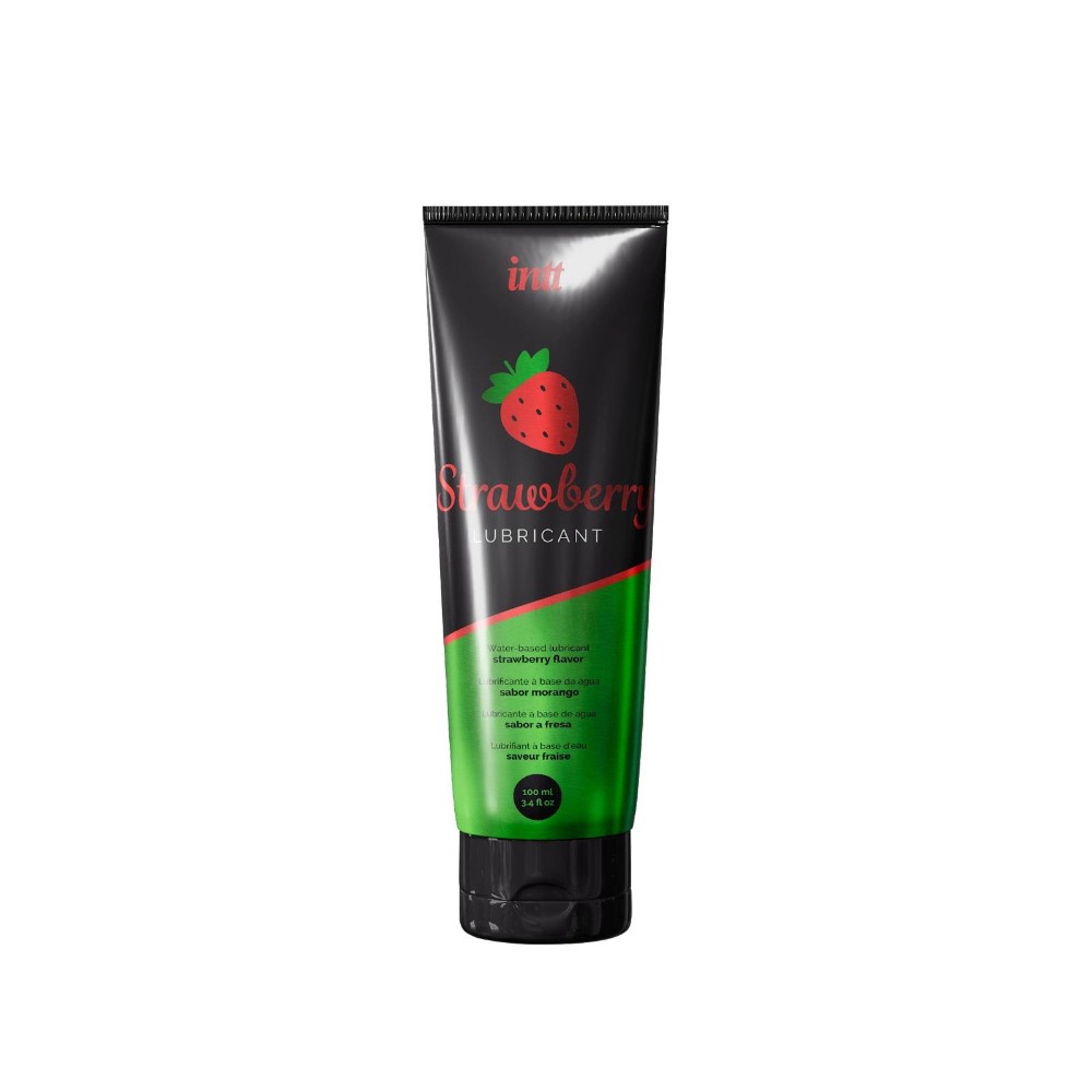 Лубрикант - Intt Strawberry Lubricant Gel, 100 мл - зображення 1