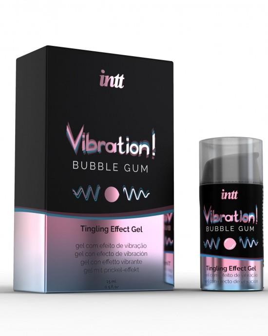 Рідкий вібратор - Intt Vibration! Bubble Gum, 15 мл - зображення 1