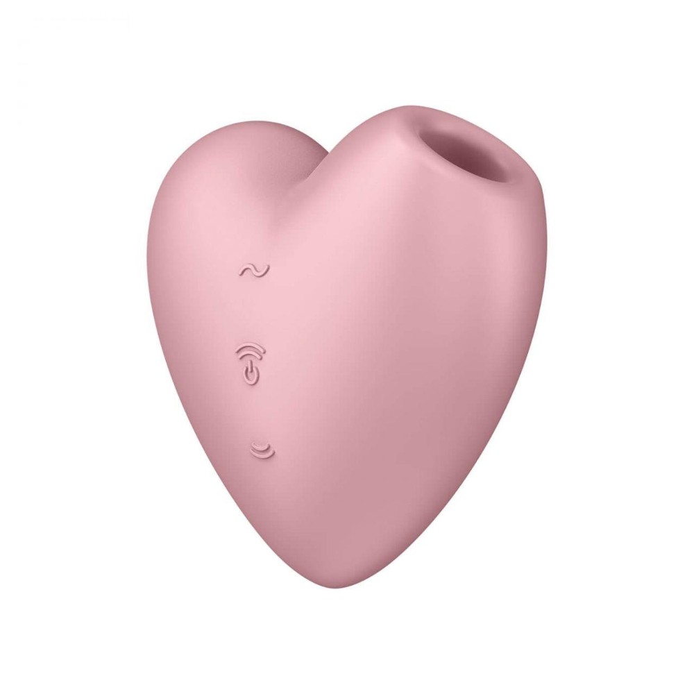 Вакуумний стимулятор - Satisfyer Cutie Heart Light Red - зображення 1