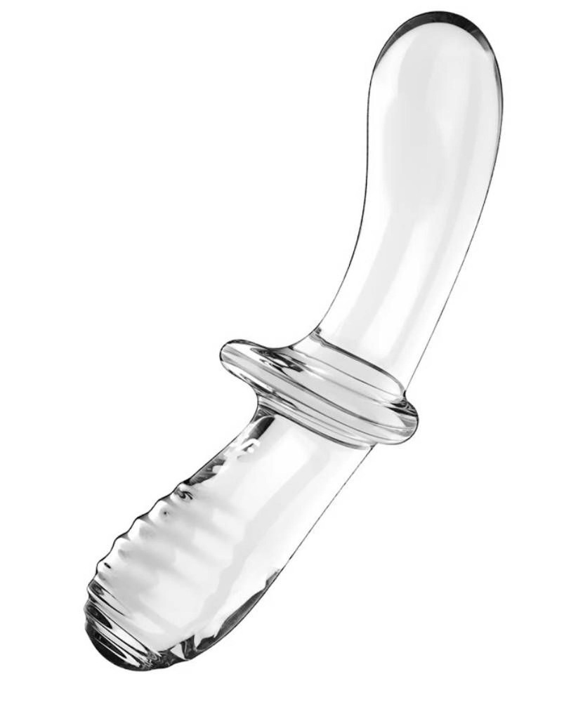 Фалоімітатор - Satisfyer Double Crystal Transparent - зображення 1