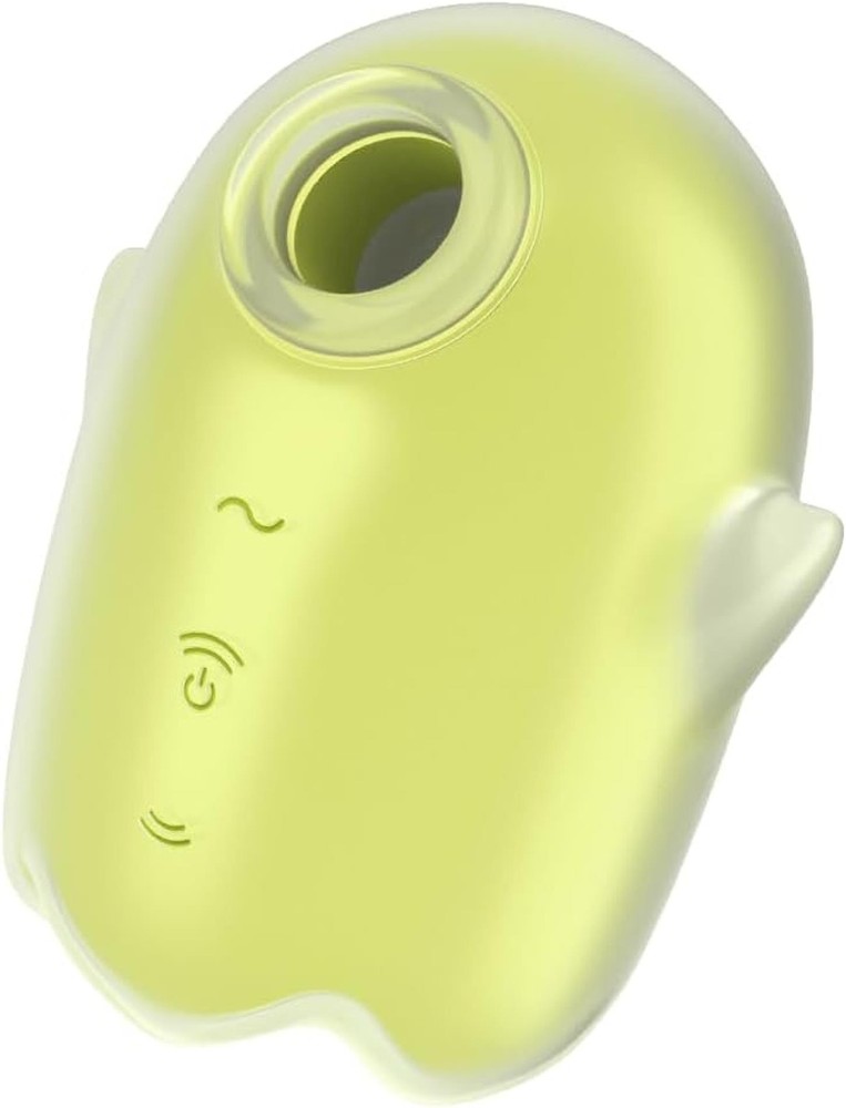 Вакуумний стимулятор - Satisfyer Glowing Ghost Yellow - зображення 1