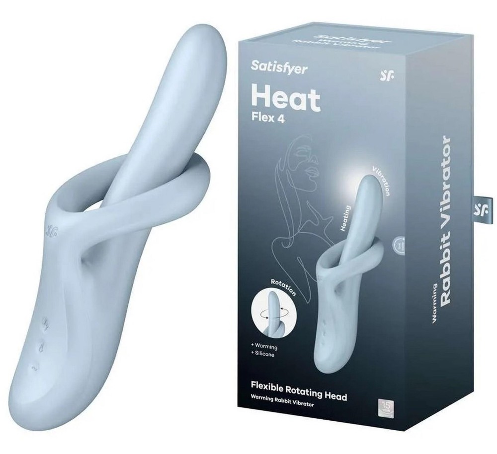 Вібратор - Satisfyer Heat Flex 4 Blue - зображення 1