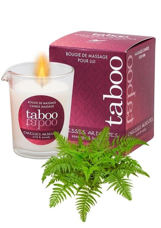 Масажна свічка - Taboo Caresses Ardentes, 60 г - зображення 1
