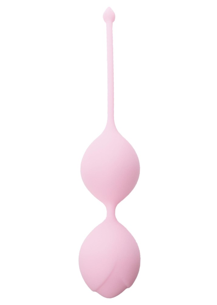 Вагінальні кульки - Silicone Kegel Balls Light Pink, 36 мм, 90 г - зображення 1