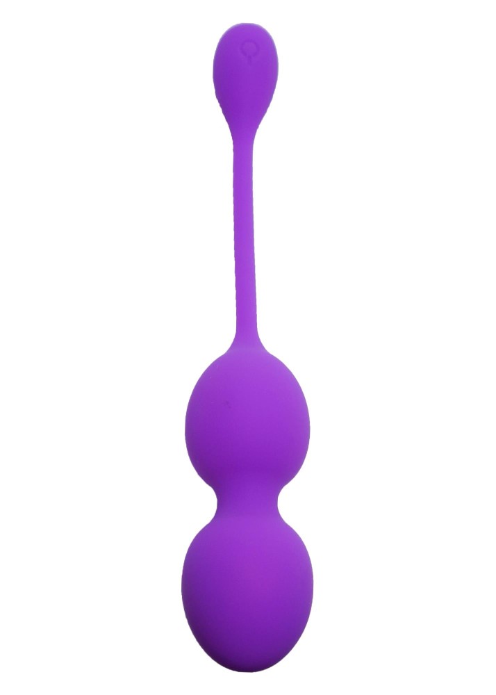 Вагінальні віброкульки - Vibrating Kegel Balls Purple, 32 мм, 80 г - зображення 1