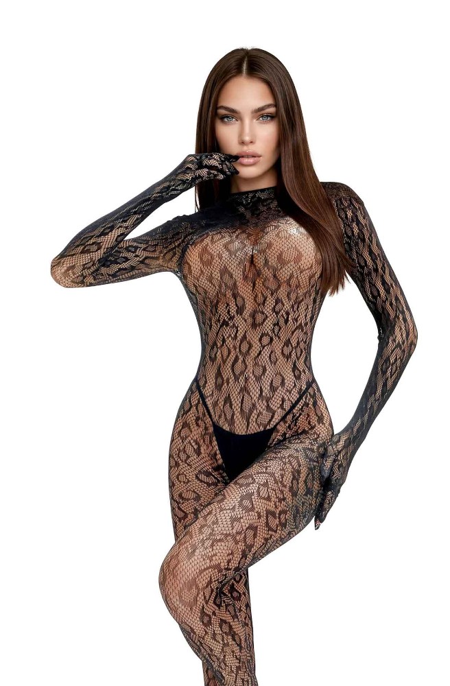 Бодістокінг - Bodystocking 214085, black - One Size - зображення 1