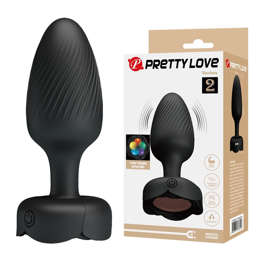 Анальна пробка - Pretty Love Varian Black - зображення 1