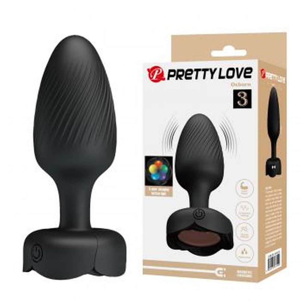Анальна пробка - Pretty Love Osborn Black - зображення 1
