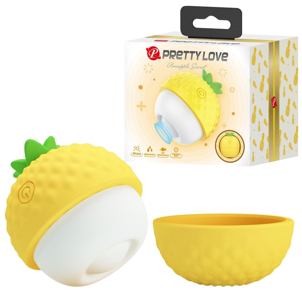 Кліторальний стимулятор - Pretty Love Pineapple Secret Yellow - зображення 1