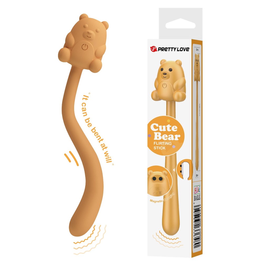 Вібратор - Pretty Love Cute Bear Light Brown, 7 vibration functions - зображення 1