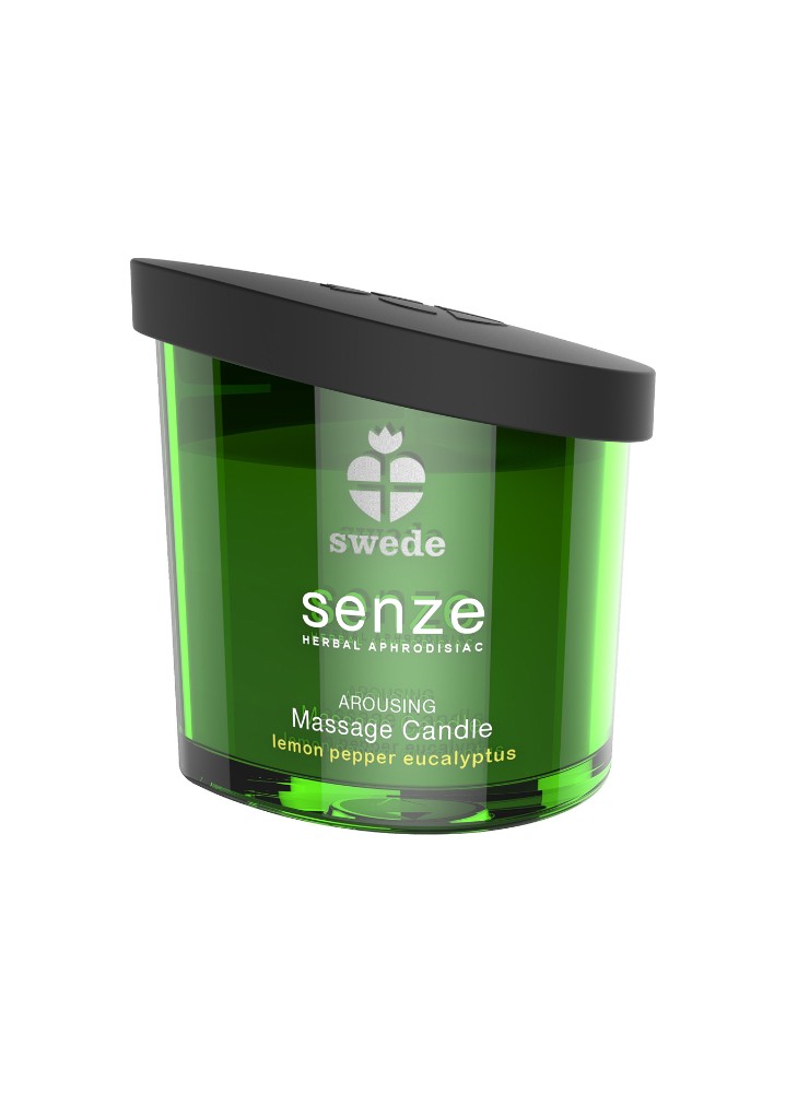 Масажна свічка - Swede Senze Arousing Lemon Pepper Eucalyptus, 150 мл - зображення 1