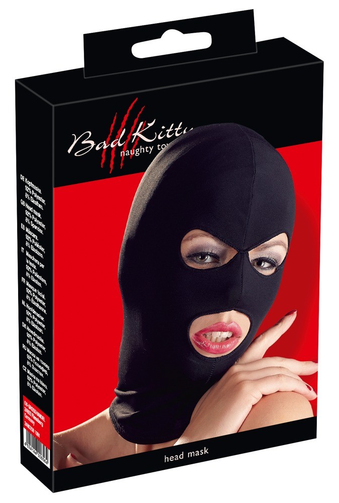 Маска - 2490358 Bad Kitty Head Mask Black - зображення 1