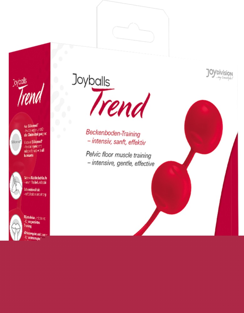 Вагінальні кульки - Joyballs Trend Red - зображення 1