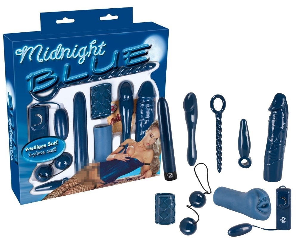 Секс набір - Midnight Blue Set - зображення 1