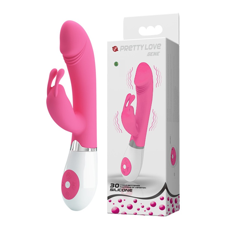 Вібратор - Pretty Love Gene Vibrator Light Pink - зображення 1