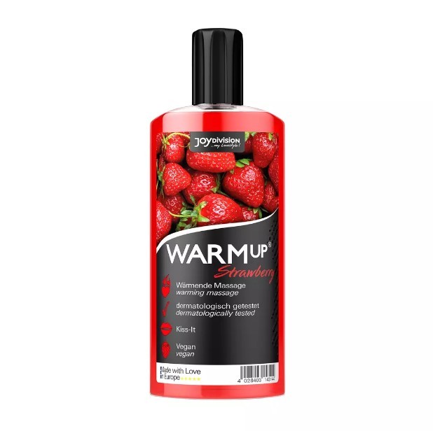 Масажна олійка - WARMup Strawberry, 150 мл - зображення 1