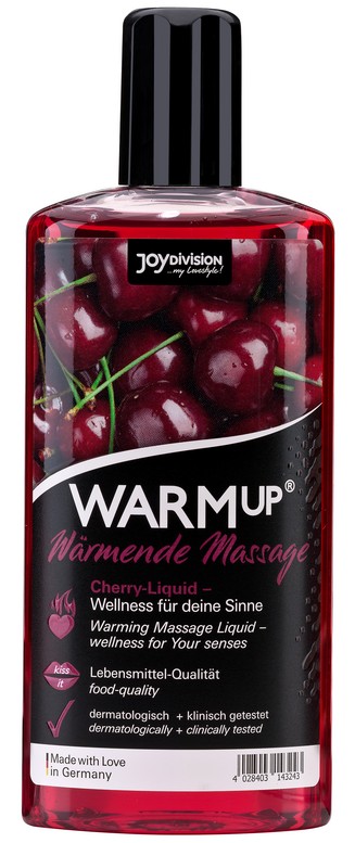 Масажна олійка - WARMup Cherry, 150 мл - зображення 1